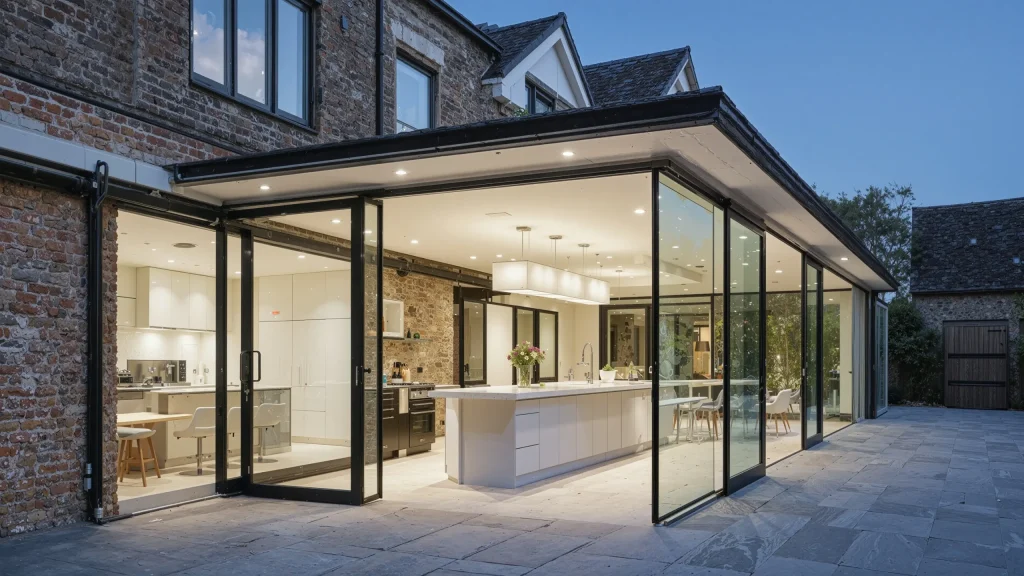 Modern home extension in Birmingham completed by Wallcraft Building and Maintenance ContractorsHome Extension Birmingham